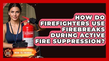 How Do Firefighters Use Firebreaks During Active Fire Suppression? - Inside the Firehouse