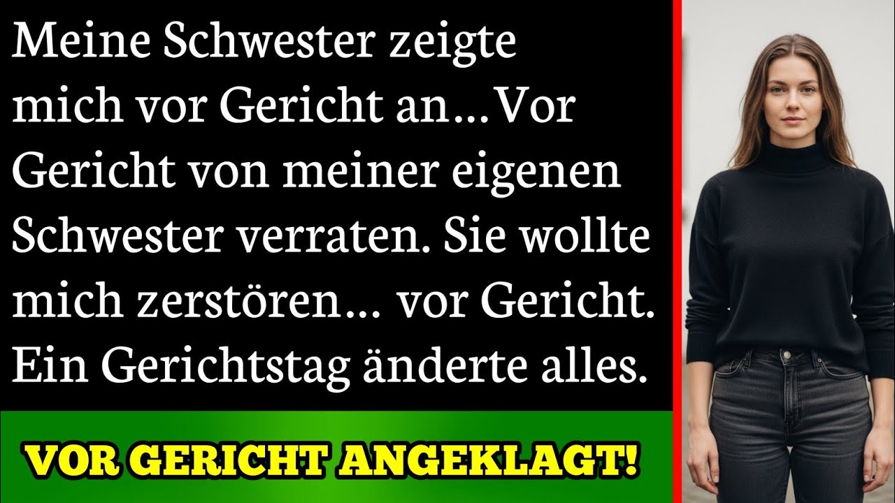 Vor Gericht von meiner eigenen Schwester angeklagt… doch der Richter entdeckte ihre dunkle Wahrheit
