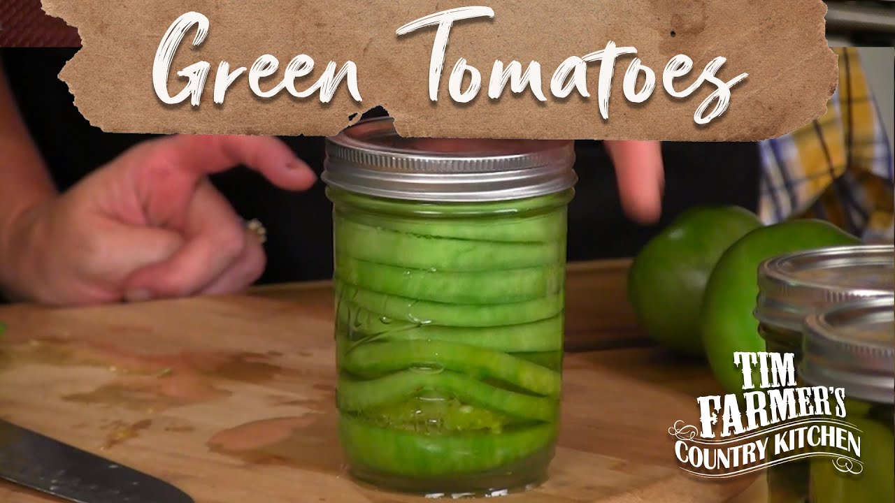 TOMATOES | How-To Can Green Tomatoes - YouTube