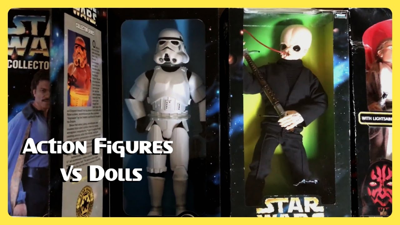 dolls and action figures