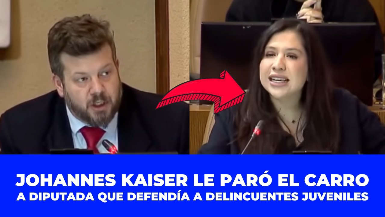 JOHANNES KAISER LE PARÓ EL CARRO A DIPUTADA QUE DEFENDÍA A DELINCUENTES JUVENILES