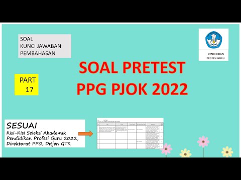 SOAL PRETEST PPG PJOK PART 17