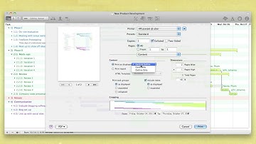 Printing — OmniPlan 2 for Mac