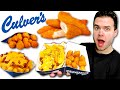 Trying Culver's MENU for the FIRST TIME! Fast Food Review!