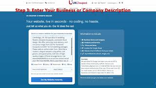 Build a Website in Under 60 Seconds! | Instant Website Builder Demo (Bella Flora)