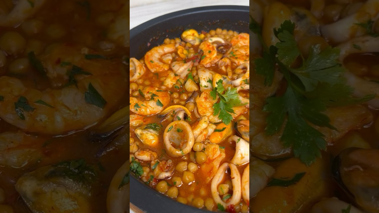 GARBANZOS A LA MARINERA, receta maravillosa de la abuela #cocinaespañola #cocinatradicional