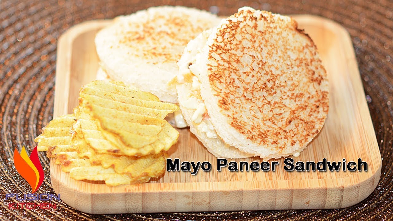 Broccoli paneer mayo sandwich