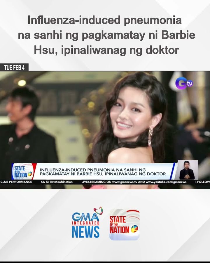 Influenza-induced pneumonia na sanhi ng pagkamatay ni Barbie Hsu, ipinaliwanag ng doktor | SONA