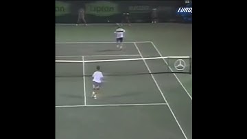 Amazing points - Another crazy point by Andre Agassi