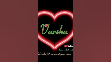 Varsha name status varsha name video #varsha #shorts