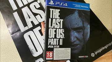 The Last of Us: Part II Special Edition PS4 unboxing