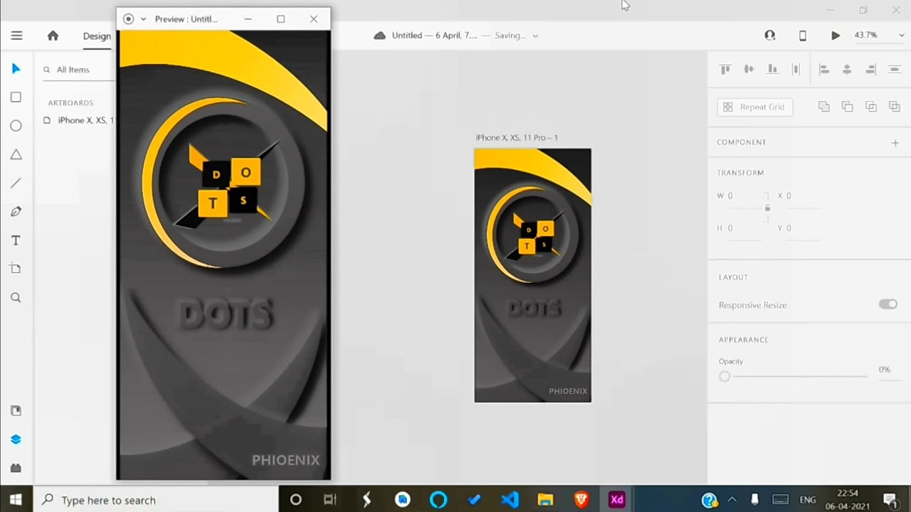 How to make splash screen design or intro app image - YouTube