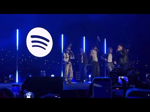 BTS 'SWIM' Performance at Spotify SWIMSIDE Event