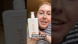 How to open Native shampoo & conditioner bottles with pump #howto #native #turorial #userexperience
