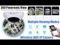Fisheye Camera I 960P WIFI IP Two Way Audio Speaker Camera Wireless Indoor Home Security IR Cam
