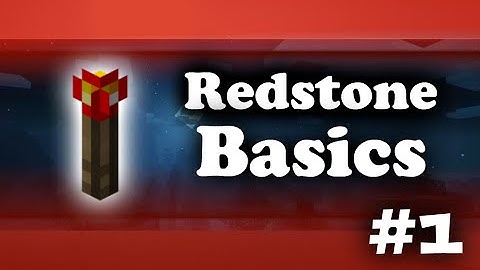 MCPE Redstone Tutorials - #1 Beginner Basics