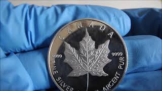FAKE SILVER. The 2013 Canadian Maple Leaf.