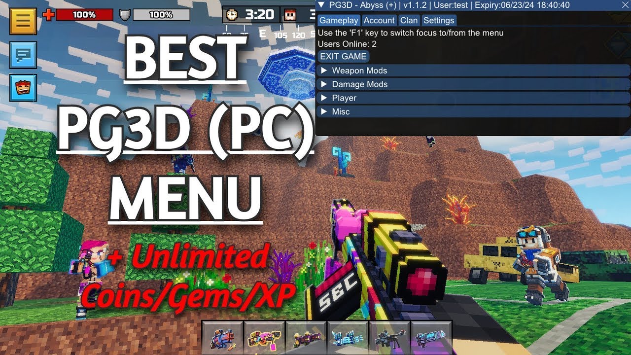 Pixel Gun 3D PC | Free Mod Menu | Oni 2.1