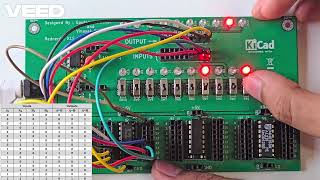 Digital Trainer Kit using 2-Bit Comparator Practical (IC 7485) /Electronics/Trainer Kit