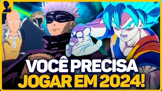 OS 7 MELHORES JOGOS DE ANIMES (MAIS HYPADOS) DE 2024!