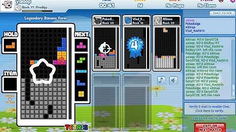 Tetris Friends - Playing with pros (1)