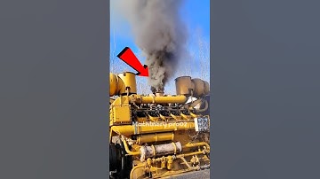 Amazing cold Startup & Horror Engine Sound #ytshort #dieselengine #viral