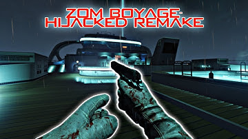 Call of Duty: Black Ops 3 Zombies - Zom Boyage- Hijacked Remake (Custom Map Zombies)