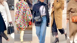 MILAN STREET STYLE 💗💛💚BAGS 👜ITALIAN STREET FASHION 🇮🇹 SPRING OUTFITS INSPIRATION #vanityfair