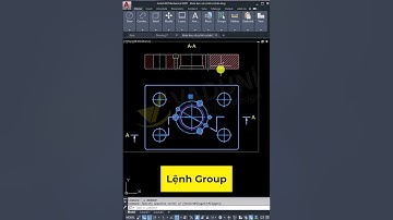 Cách sử dụng lệnh Group để nhóm đối tượng trong AutoCAD #vadunishort #autocad #họcautocad