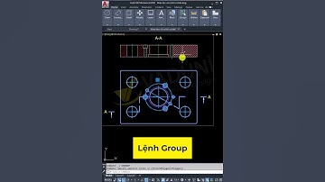 Cách sử dụng lệnh Group để nhóm đối tượng trong AutoCAD #vadunishort #autocad #họcautocad