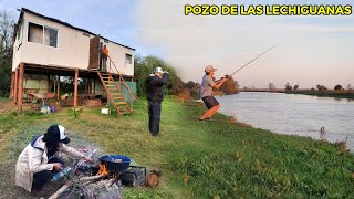 TERRIBLE PESCA en ARROYO DE 11 METROS DE PROFUNDIDAD. Islas Lechiguanas