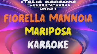 Video thumbnail of "Fiorella Mannoia - Mariposa (Con Cori) (Sanremo 2024) Karaoke"