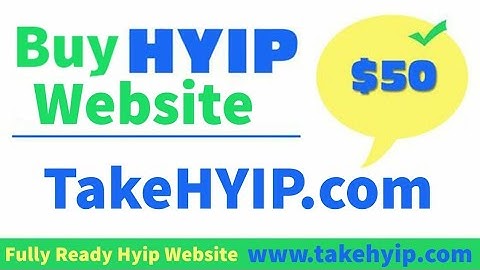 Create Your Own Hyip website Cheap Price $ 50 Ready in 24Hour Start Your Own #buy website # 2021