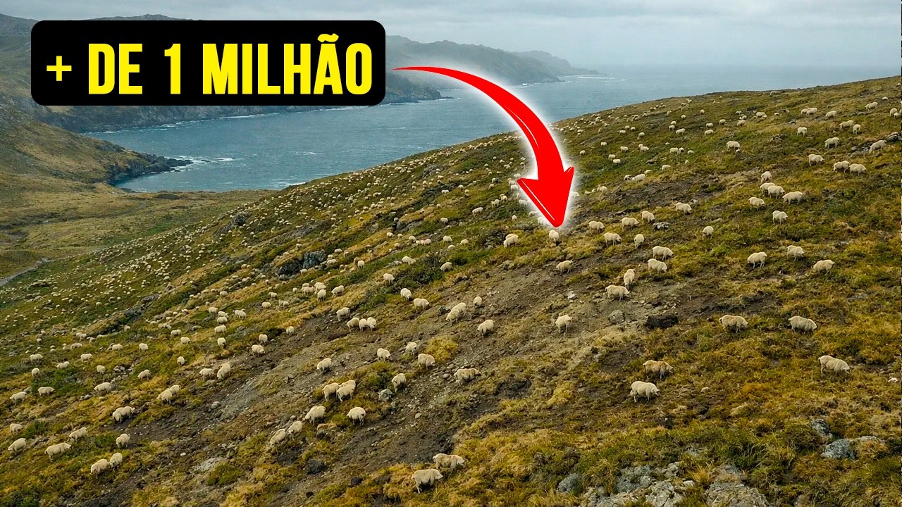 MILHARES de OVELHAS Foram ABANDONADAS em Ilha Deserta PARA MORRER! O que ACONTECEU Depois é CHOCANTE