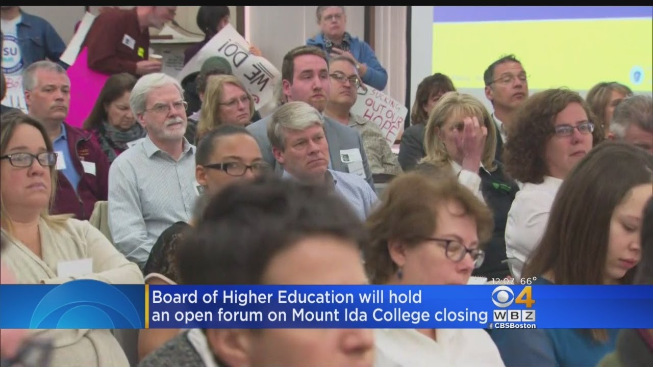 Board Of Higher Education Hears Mount Ida Closing Concerns YouTube