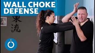 SELF DEFENSE Techniques for Being CHOKED Against a WALL