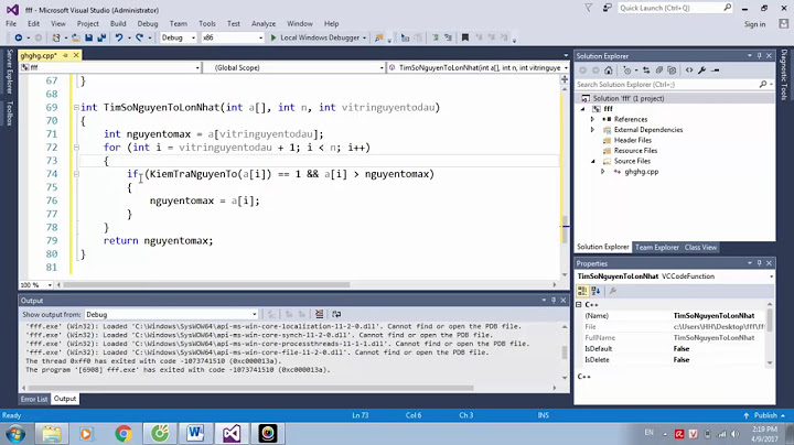 Bài toán tìm số nguyên tố lớn nhất trong c++