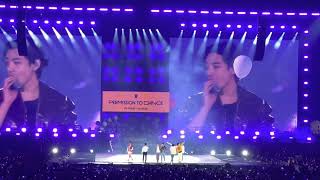BTS Permission to dance last Vegas D2 ( view from section 101, row 12)