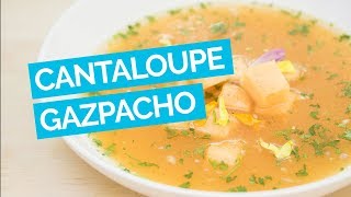 Cantaloupe Gazpacho Soup Recipe