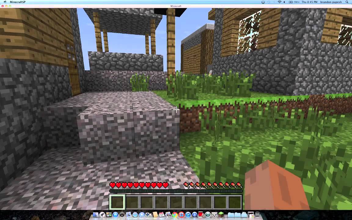 how to find a VILLAGE in MINECRAFT 1.2.5 - YouTube