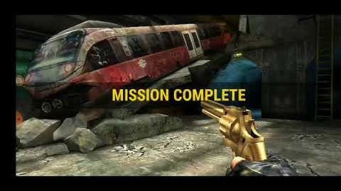 dead target: Zombie Games 3D Fragment Event android ios gameplay Burning town, train Station  50fps