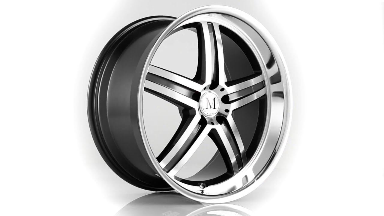Mandrus Mercedes Wheels Mannheim Gunmetal Mirror Face and Lip YouTube