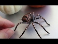 Beaded Christmas Spiders - Snickerdoodle Delight Spider - by Holly Greene