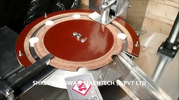 38mm Cap Single Head Wad Inserting Machine With Vibrating Bowl