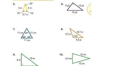16-1: Classify Triangles.