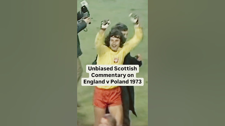 Unbiased Scottish Commentary on England v Poland 1973 by Allaster McKallaster part 1/2