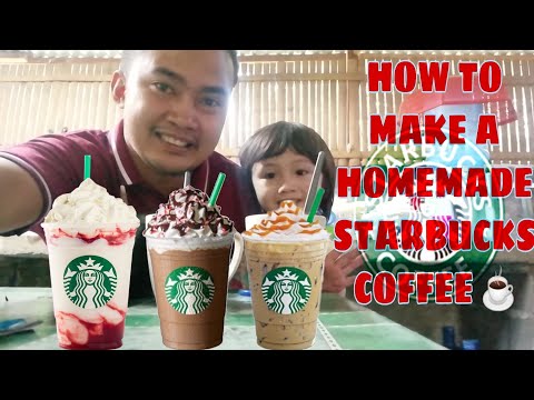 D.Y.I | PAANO GUMAWA NG HOMEMADE STARBUCKS COFFEE?