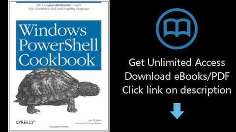 Download Windows PowerShell Cookbook: for Windows, Exchange 2007, and MOM V3 [P.D.F]