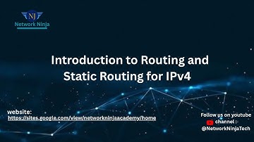 STATIC ROUTING | What is Static Routing | Explained with real-world examples | #Network Ninja🥷
