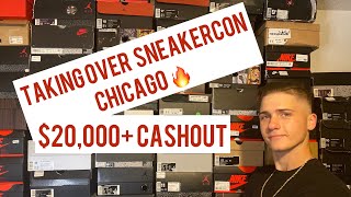 SPENDING $20,000+ AT SNEAKERCON CHICAGO | Cash Out Vlog Chicago
